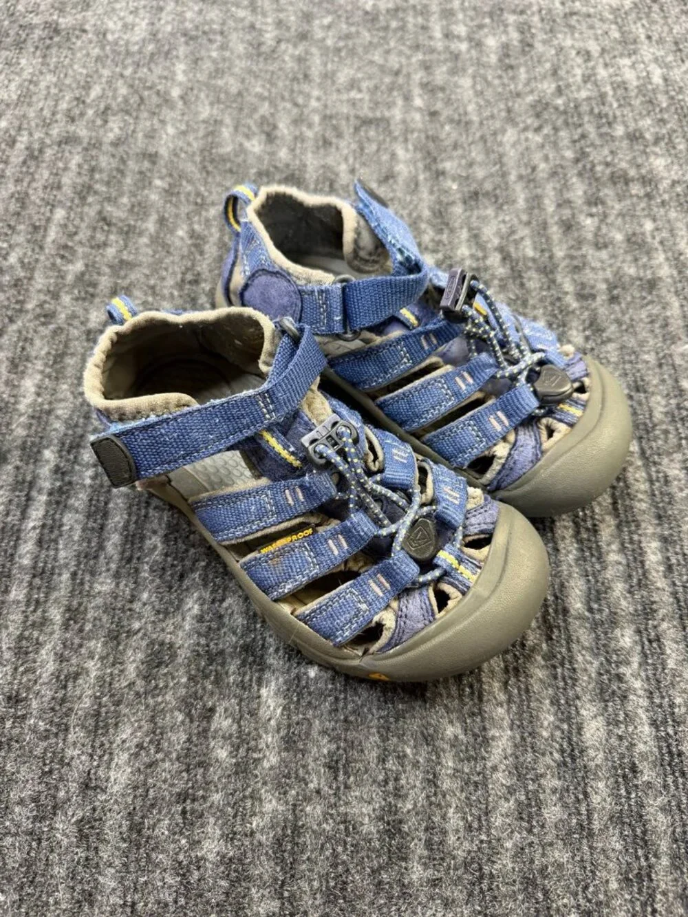 KEEN Newport H2 Waterproof Toddler Sandals Blue Gray Closed Toe US 12 Kids